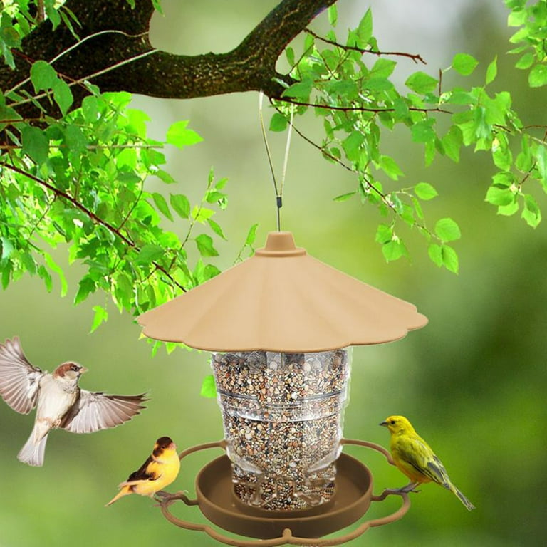 Garden treasures steel top bird feeder accessory