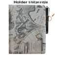 thumbnail image 6 of JYtrend Smart Case for iPad 5th / 6th Generation with Pencil Holder, Rotating Stand Magnetic Auto Wake Up/Sleep Cover for 2017 / 2018 iPad 9.7 Model A1893 A1954 A1822 A1823 (Map), 6 of 8