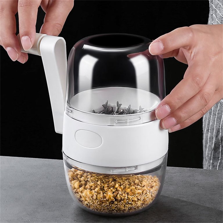 Dream Lifestyle Nut Grinder Food Grade User-friendly ABS Hand-Crank Garlic  Grinder Nut Masher Gadget for Home 