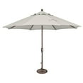 thumbnail image 5 of SimplyShade 11 ft. Catalina Octagon Push Button Tilt Market Umbrella  Black, 5 of 7