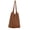 Brown, variant on Retro Handbag Large Capacity Bag Knitted Bag Solid Color Shoulder Bag Stray Bag All-match for Street