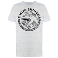 thumbnail image 1 of Fire With Enthusiasm Dino Tee Men's -Image by Shutterstock, 1 of 2