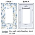 thumbnail image 3 of Yayeee Rocker Switch Wall Plate 1-Gang 4.6"x2.9" Home Decorative Outlet Cover, Forget Me Not, 3 of 6