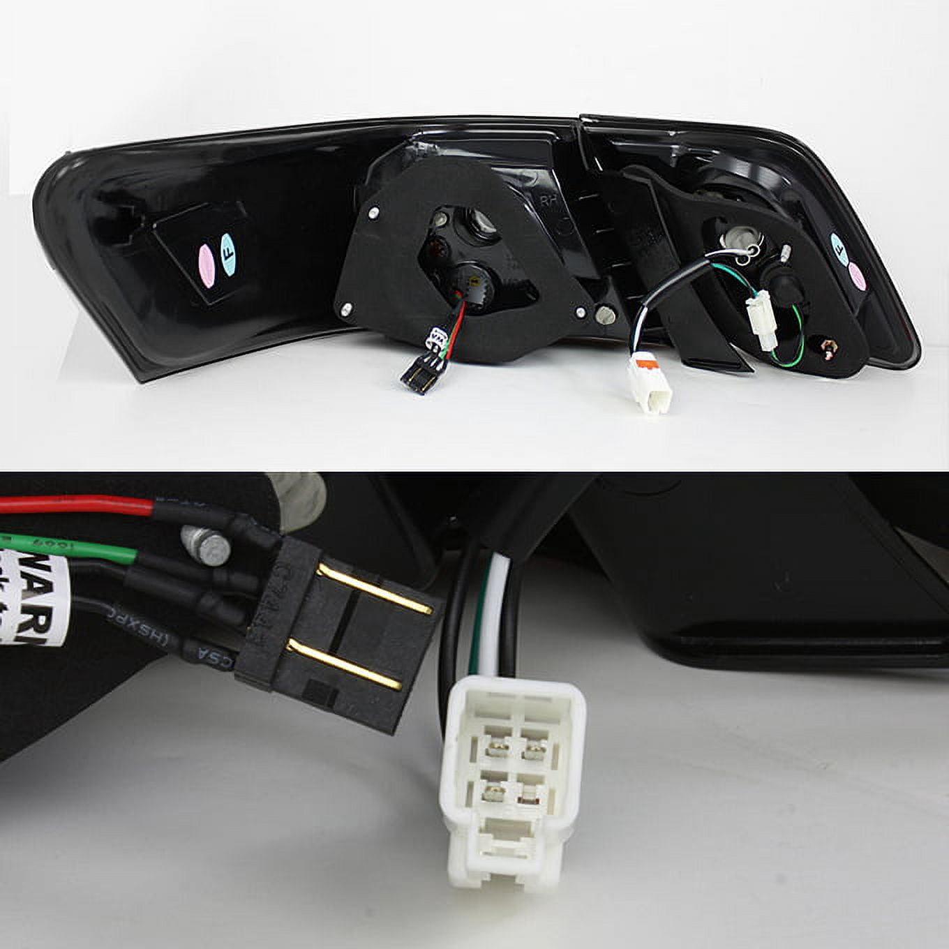 AKKON - For 07-09 Camry Base CE LE SE SLE Model JDM Red Clear LED Tail Lights Brake Lamps 4pcs Replacement Set