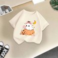 thumbnail image 5 of Futezty Kids Girls Boys T Shirts Short Sleeve Halloween Pumpkin Tops Shirt Casual Tee for Base Layer Fall Tops Tees 12M-14T, 5 of 5