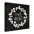 thumbnail image 2 of Creative Products Our Nest Cotton Wreath 36x36 Canvas Wall Art, 2 of 5