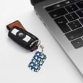 thumbnail image 5 of Wukai Star Penguin Print Rectangular Metal Keychain: Sleek and Durable Key Ring for Securely Holding Keys Perfect for Everyday Use, 5 of 5