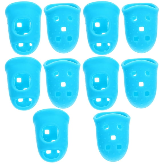 Raindrops  10 Pcs Tip Finger Guards for Guitar Protectors Ukulele Child