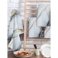 thumbnail image 2 of Gray Marble Kitchen Dish Towels for Drying Dishes Set of 4, Modern Ink Painting Art Abstract Waffle Weave Microfiber Hand Tea Bathroom Towels Quick Dry & Absorbent Towel 15.7x23.6, 2 of 7