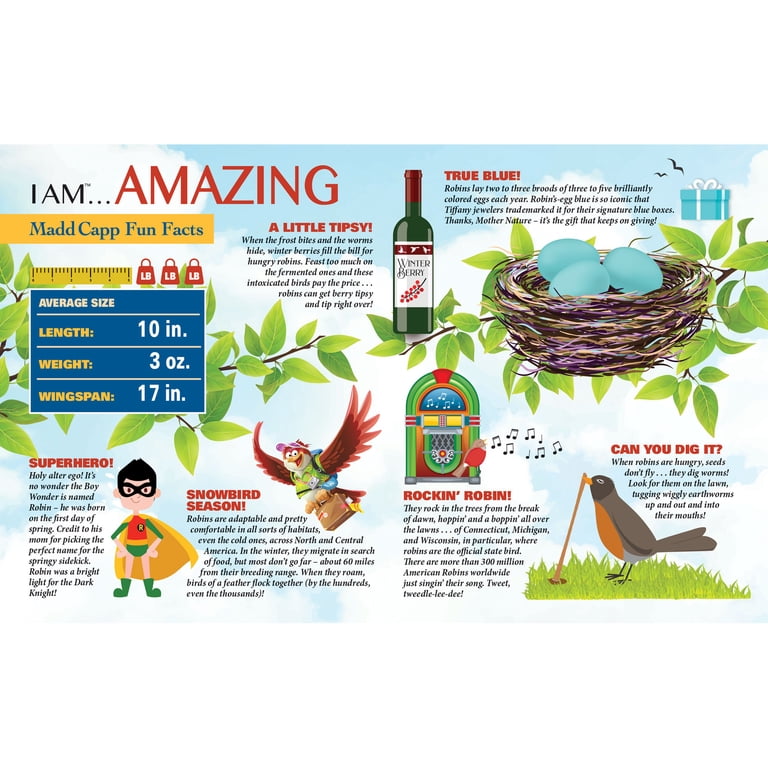 Madd Capp I AM Trout Jigsaw Puzzle - 300 Piece Fish-Shaped Puzzle, 28x12 Inches - Fun Facts Included