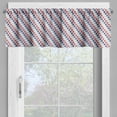 thumbnail image 4 of Ambesonne USA Valance & Curtain, Patriotic Western Salute, 55"x30", Grey Indigo Red, 4 of 7