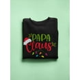 thumbnail image 3 of Papa Claus Design Sweatshirt Men -Image by Shutterstock, Male Medium, 3 of 4