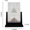 thumbnail image 2 of Desk Galton Board, Galton Board Probability Demonstrator, Galton Board Desk Toy (Binomial Distribution), Physics Lab Experiment Tool for Random Distribution (1* Standard 6.3×4.7in), 2 of 7