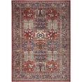 thumbnail image 2 of Nourison Fulton Vintage Red 5' x 7' Area Rug, (5x7), 2 of 8