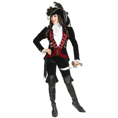 Sultry Pirate Jacket - Black