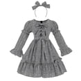 thumbnail image 4 of Vestido De Niña Pueblo Rural A Cuadros Ropa Europea, 4 of 4