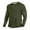 Mens Shirts Army Green, variant on M-5XL Tshirts Mens Big and Tall Casual Long Sleeve Crew Neck Pullover Shirts Plus Size Basic Solid Comfort Slim Loungewear Tees Tops
