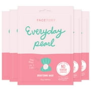 FaceTory Everyday Pearl Radiance Boosting Mask - Pack of 5