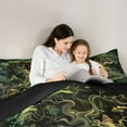 thumbnail image 5 of Castle Fairy 3-Piece Queen Size Comforter Set - Magical Garden Mushroom Floral Print, 5 of 8