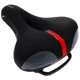 thumbnail image 1 of Sillín de bicicleta impermeable de cuero sintético para bicicleta de montaña, accesorio para bicicleta, 1 of 5