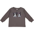 thumbnail image 3 of Inktastic Boston Terriers (dark Apparel) Boys or Girls Long Sleeve Toddler T-Shirt, 3 of 5