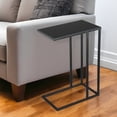 thumbnail image 2 of HomeRoots 556549 24 in. Black Iron Abstract End Table, 2 of 5