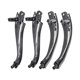 thumbnail image 4 of Cubierta de manija de puerta interior Yuxing para automóvil X3 X4 G01 G02 2018-2023 Fibra de carbono negra, 4 of 5