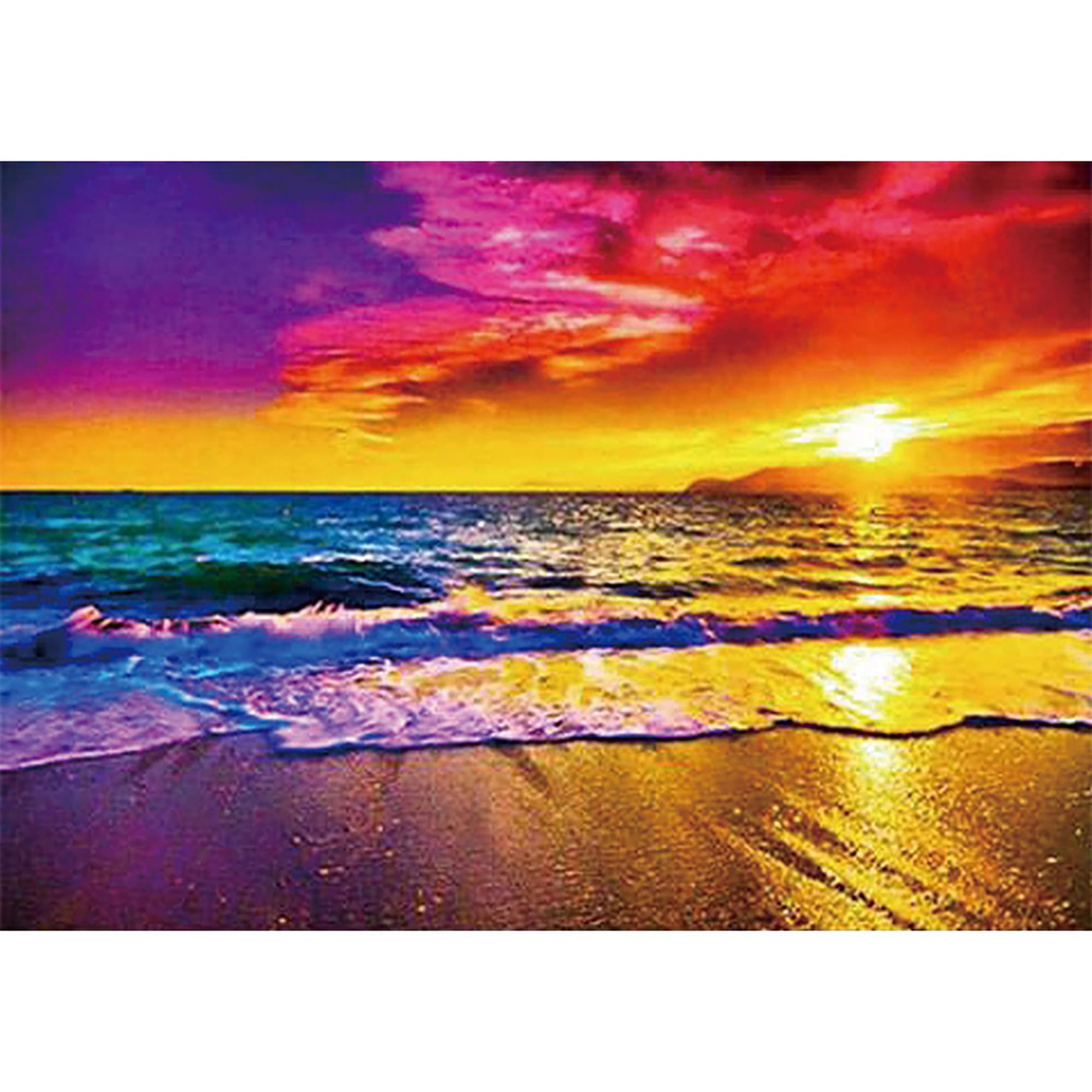 Sunset Time Full Drill 5D Diamond Painting Kits Embroidery Cross Crafts Stitch 