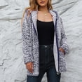 thumbnail image 4 of Chaqueta con capucha y pelusa para mujer, chaqueta de polar peluda para mujer, abrigo peludo de manga larga para mujer, abrigo peludo para mujer, lo mejor en su clase, 4 of 7