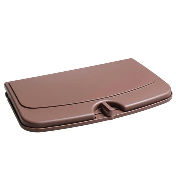 Bandeja De Comedor Para Automóvil Diseño Plegable Multifuncional Asientos De Automóvil Tablero De Refrigerios Soporte De Comida De Plástico Con Hebilla Y Correa De Fijación De Nylon Para Conducir Kearding VI009596-01