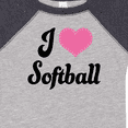 thumbnail image 4 of Inktastic I Love Softball Girls Sports Girls Baby Bodysuit, 4 of 5