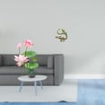 thumbnail image 2 of Pegatina De Pared Decorativa Retro De PVC Y Estatua China De Latón, Mini Figura De Mascota De Té Para Sala De Estar, Cocina, Dormitorio, Hogar, Oficina, Decoración De Fondo., 2 of 8