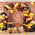thumbnail image 1 of Kit de guirnaldas con globos HILAVO, negro, borgoña y dorado para fiesta, 1 of 7