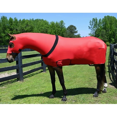 UPC: 0840875089409 | Gatsby Full Body Slicker With Zipper Red Medium (800-1100lbs)