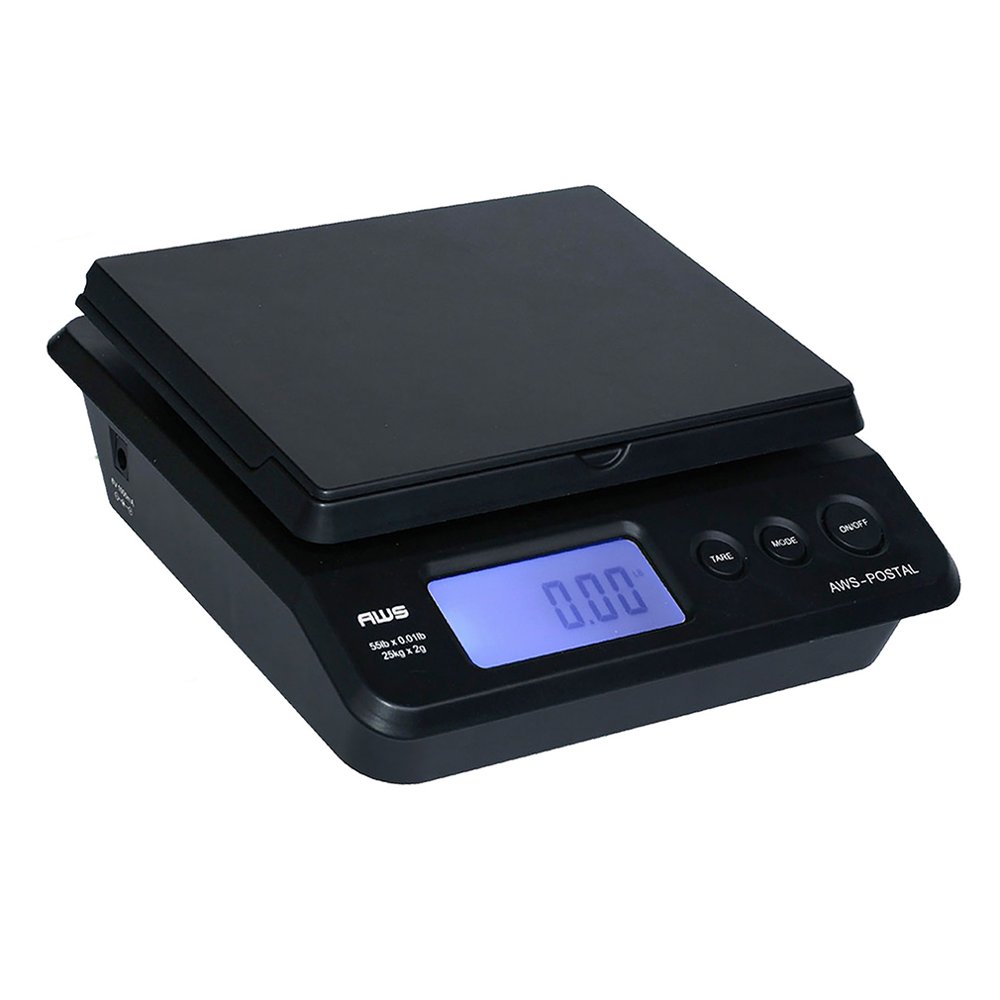 American Weigh Scales PS Series Digital Shipping Postal Scale Black