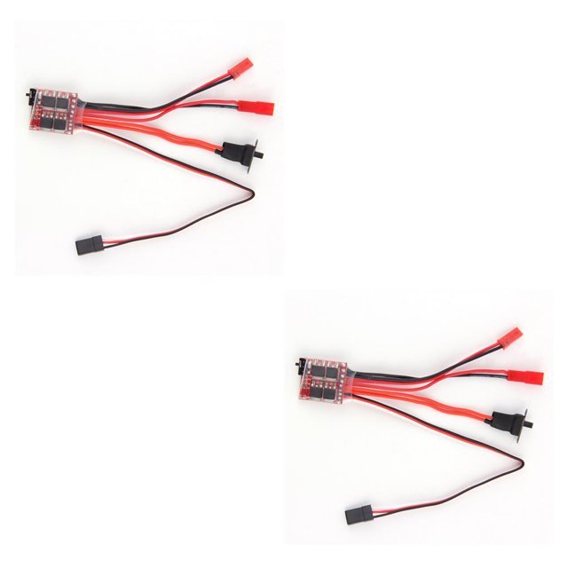 Tholdsy Módulo de reemplazo del controlador de velocidad del motor del cepillo del coche de control remoto 10A Type2 NO2