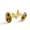 Color 3, variant on PhooArto Men's Classic Stainless Steel, Donuts Pug Dogs Galaxy Cufflinks Business Wedding Shirts, Golden