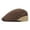 Coffee, variant on New Fashion Stitching Breda Hat Men's Forward Hat Cotton Hats Male Casual Peak Hat