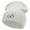 White, variant on Money Man Embroidered 12 inch Acrylic Cuffed Long Beanie - White OSFM