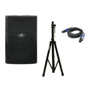 Peavey Pvx15 Pro Audio DJ Passive 800W 15" Pa Speaker W/ Stand & Speakon Cable