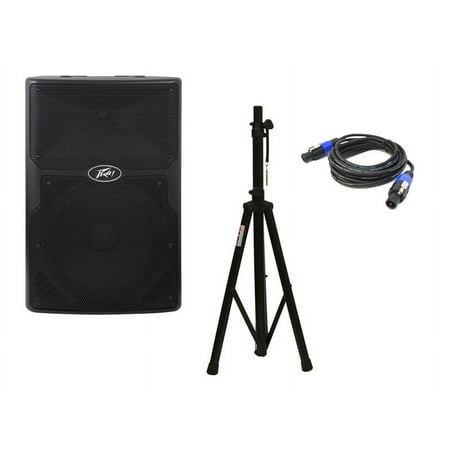 Peavey Pvx15 Pro Audio DJ Passive 800W 15" Pa Speaker W/ Stand & Speakon Cable
