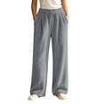 thumbnail image 2 of Sunnin Womens Fleece Lounge Pants with Pockets Elastic Waist Cozy Winter Pajama Bottoms, 2 of 6
