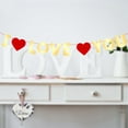 thumbnail image 1 of QTOCIO Valentines Day Decorations, Valentine's Day Decoration Flag Flash Flower Decoration Party, 1 of 4
