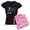 With Pink Camo Pant, variant on CafePress - Licensed Fight Like A Girl 42 Pajamas - Women's Dark Pajamas