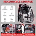 thumbnail image 2 of Mochila transparente CAMTOP Transparent Heavy Duty para la escuela, 2 of 9