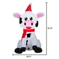 thumbnail image 2 of Christmas Airblown Diary Cow, 2 of 7