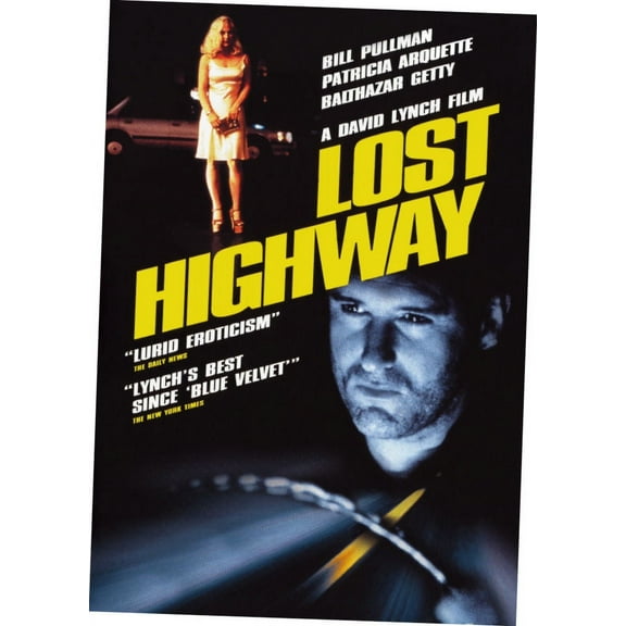 Lost Highway Movie Poster 24In x36In Art Poster 24x36 Multi-Color Square Adults Best Posters