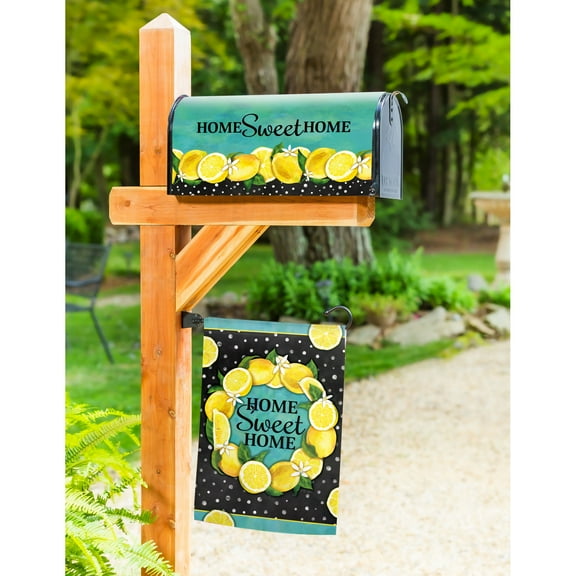 Evergreen Home Sweet Home Lemons Mailbox Cover, 20.5'' x 18'' inches