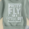 thumbnail image 3 of Baby Boy Winter Clothes 2 Piece Outfit Letter PRETTY FLY FOR A LITTLE GUY Print Long Sleeve Sweatshirt Pullover Top Solid Pants Set Kaprioy Baby Boy Clothes 0 6 12 18 24 Months, 3 of 7