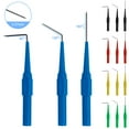 thumbnail image 2 of EIMELI  25/30Pcs Back Probe Kit 1000V/10A Stainless Steel Back Probe Pins with Alligator Clip Banana Plug to Alligator Clip Multi Color Car Test Probe Pins Set for Car, 2 of 7